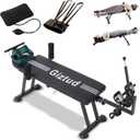 Electric Spinal Decompression Table, 400 LBS Heavy Duty Motorized Full Body Traction Table, Non-Inversion Spine Stretcher Bench for Safe Daily Use