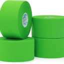 OK TAPE Athletic Sports Tape4 Packs) - 45ft Per Roll Very Strong Tape for Athlete & Sport Trainers & First Aid Injury Wrap, Perfect for Fingers Ankles Wrist on Bat, Hockey Stick - Green