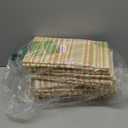 BALEINE 8-Pack Oversized Moving Bags with Reinforced Handles, Heavy-Duty Storage Tote Moving Supplies for Packaging, Camping (Color Stripe, 8-Pack)