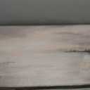 Framed Canvas Neutral Abstract Seascape Wall Art 24x48in