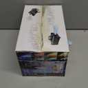 EEOCWF Portable 500W Fog Machine, Professional Smoke Machine with 8 LED Lights 2-in-1 Wireless Remote Control, Automatic Spray Fog Machine, Mini Stage Fogger for Wedding Christmas Party Stage Show