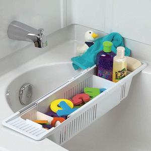Plastic Bath Tray, Bathtub Holder Non-Slip Telescopic Bathtub Caddy Adjustable Multifunction Storage Tub Shelf Bathtub Stand for Bathroom-White 86x14x10cm(34x5.5x4inch) Plastic Bath Tray, Bathtub Holder Non-Slip Telescopic Bathtub Caddy Adjustable Multifunction Storage Tub Shelf Bathtub Stand for Bathroom-White 86x14x10cm(34x5.5x4inch)