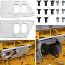 for LS Swap Motor Mounts Adapter Plates - LS Conversion Adjustable Universal Swap Bracket Small Block Kit for LS Engine, LS1 LS3 LS2 LQ4 LQ9 LS6 L92 L99 L33 LR4 Billet Aluminum