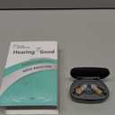 Hearing Aids for Seniors, Invisible Hearing Amplifiers with Noise Cancelling, Rechargeable Hearing Aids for Severe Hearing Loss Adults, Comfort In-ear Hearing Devices (Black skin tone)