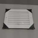 Fits 8x6 Duct Opening | Aluminum Return Air Grille by Handua | Vent Cover Grill for Sidewall and Ceiling | Rust Free | Durable Powder Coating | HVAC Cold Air Intake Grille | White