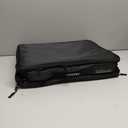 Golf Trunk Organizer, Waterproof Car Golf Locker with Separate Ventilated Compartment for 2 Pair Shoes, Golf Storage for Balls, Tees, Cap, Clothes, Gloves, Accessories, Gifts for Men, Women (Black)