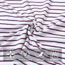 M MAELREG Boys' Polo Shirt Striped Short Sleeve Moisture Wicking Performance Stretch Active Casual Collared Kids Golf Shirt (10-12 Years, White/Navy Stripe)