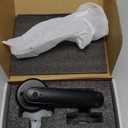 IRONZON Fingerprint Door Handle for Bedrooms - 191F 3-in-1 Fingerprint Door Lock with Keypad, Fingerprint Door Knob for Bedroom with Key, Keyless Entry Door Handle - Black