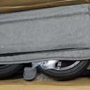 4 Seater Wagon Stroller for Kids, Collapsible Wagon Stroller with Removable Canopy, Foldable Stroller Wagon with Seat and Storage Pocket for Baby Toddlers Black