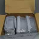 36-Piece Food Storage Containers with Lids(18 Container & 18 Lid), Plastic Food Containers for Pantry & Kitchen Storage and Organization, BPA-Free, Leak Proof, Reusable with Labels & Pen