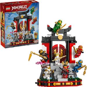LEGO NINJAGO Ninja Character Display 15th Anniversary Building Toy for Kids, Ages 14+ - Ninja Playset W/Elemental Master of Lightning + 7 Minifigures - Gift Idea for Teen Boys & Girls - 71866