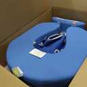 Mambobaby Float with Canopy and Tail New Upgraded Non-Inflatable Baby Pool Float Mambo Float Swim Trainer Solid Infant Swim Float Adjustable Pearl Foam Baby Swim Ring