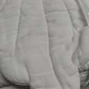Cotton Quilt Bedding Set Reversible Lightweight Coverlet for All Seasons, 3 Pieces Embossed Floral Solid White Bedspread with Ruffled Edge, King Size