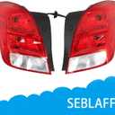1 Pair Tail Light Assembly w/Blub Replacement for Trax 2013-2016 and Trax L-S 2017-2019 Left and Right Side Tail Lamp