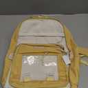 Kawaii Girls Backpack with Pins and Accessories Cute Kids Aesthetic Backpack Teen Bookbags Casual School Bag with Plush Pendant