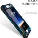 Hocase iPhone 8/7 Plus Case - Mandala in Galaxy, Heavy Duty Shockproof Hybrid Protection Hard Plastic + Silicone Rubber