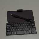 Universal Wireless Keyboards Ultra Light Portable Mini Keyboard with Adjustable Angle Stand & Leather Case, Computer Keyboards Rechargeable Travel Bluetooth Keyboard for iPad Android, Windows and iOS