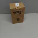 Yogurt Strainer1.16QT/0.29GAL Total & 0.55QT/0.1375GAL Filter, Greek Yogurt Strainer Yogurt Press, BPA-Free PP Strainer for Whey Separation & Greek Yogurt Maker(Total1.16QT) (1.16Quarts-White)