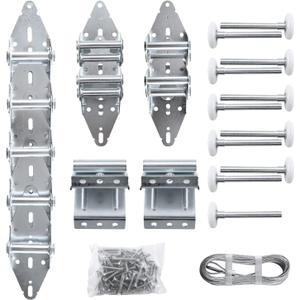 HOME MASTER HARDWARE Garage Door Hinge & Roller Tune Up Kit Garage Door Hardware Kit for 16 x 7 or 18 x 7 Door