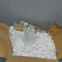 Glotoch Express 500 PCS Individually Wrapped Clear Plastic Straws, 10.25'' Long, 0.24'' Diameter Disposable Drinking Straws for Every Occasion, Party, Made in USA