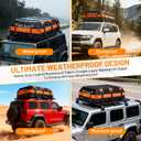 Car Rooftop top Cargo Carrier 21 Cubic feet 100% Waterproof Heavy Duty PVC for All Cars with/Without Rack, Includes Anti-Slip Mat, 10 Reinforced Straps, 6 Door Hooks, Luggage Lock