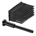 50 Pack 1/8" Black T316 Stainless Steel Invisible Cable Railing KitSwage Stud End for Deck, Stair, Wood & Metal Posts Black Cable Railing Hardware