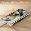 Christmas Phone Case for Samsung Galaxy S25 Ultra - Clear Transparent Soft TPU Protective Cover with Xmas Gingerbread Man Pattern, Shockproof Cute Case for Boys Girls (6.8 Inch)