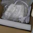 White Candle Warmer Lamp with Timer - Flameless Enclosed Lantern Style Warmer for Large Jar Candles, Dimmable & Auto Shut-Off, Farmhouse Home Decor Housewarming Birthday (2 Bulbs)