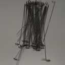 30 Pack Christmas Light Stakes, 12 Inches Metal Christmas Light Yard Stakes, Universal Lawn Stakes for Holiday Lights, C7 C9 String Lights Ground Stakes (30)