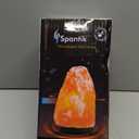 7 Inch Himalayan Salt Lamp with Dimmer Cord - Night Light Natural Crystal Rock Classic Wood Base Authentic from Pakistan