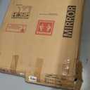 Hasipu Vanity Mirror with Lights and Bluetooth Speaker, 40" x 29.5" LED Makeup Mirror, Lighted Makeup Mirror with Dimmable 3 Modes, USB Charging Port, Square White