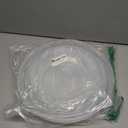 SupKing 9 Pack Plant Saucers (8inch /10inch /12inch) Heavy Sturdy Plant Trays for Indoor Clear Plastic Flower Pot Saucers Thicker Plant Water Drip Trays for pots -Clear