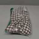 100% Cotton Pillowcases – Pack of 2, Breathable Checkered Pattern, Standard Size, Envelope Closure, Soft & Durable- Chocolate Brown