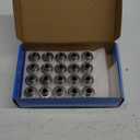 12x1.5 Lug Nuts 20 Pcs Chrome Closed End Mag Style Lug Nuts with Washer 13/16" (21mm) Hex Compatible with Toyota Camry/Corolla/Tacoma Lexus