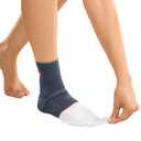 medi Achimed Knit Ankle Support for Men & Women - Achilles Brace, Compressive Foot Wrap, Post-Surgical, Moderate Support Ankle Stabilization, III, Silver