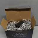 Solhice LED Curtain Lights Outdoor 20ft x10ft, 600 LED Plug in Hanging String Lights Indoor Bedroom, Twinkle Light Backdrop for Outside Wedding Decor, Warm White (Not Connectable)