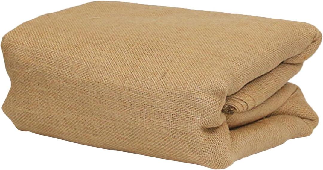 Sunnyglade 40in x 30ft Gardening Burlap Fabric, Winter Frost Natrual Burlap Plant Covers Freeze Protection, Shrub Potted Plants Cold Resistant Blankets, Suitable for Party Home Decorations (40in*30FT)