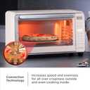 BLACK+DECKER Crisp n Bake PRO 6-Slice Digital Air Fry Toaster Oven, 10 Cooking Functions, Convection Countertop Oven, Fits 12 Pizza or 9x13 Pan, 60-Minute Timer, Stainless Steel Accents