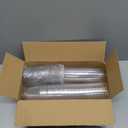 50 Pack Clear Plastic Cups with Strawless Sip Lids,12 oz Iced Coffee Cups with Lids,Disposable PET Crystal Cups,Round Bottom To Go Cup for Iced Coffee Juice Smoothie Cold Beverage