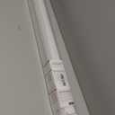 AOSKY Light Filtering Roller Shades Cordless Blinds for Windows, 1% Openness Free-Stop Shades with Valance, Thermal Insulated Fabric, UV Protection, Natural Woven Blinds34" W x 72" H, White