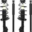 AUTOSAVER88 Front Complete Struts Rear Shocks Assembly Compatible with 2009-2014 Fit