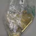 Door Hinges Satin Brass - 24 Pack Gold Door Hinges 3.5 Inch Rounded Interior Door Hinge with 5/8" Radius - 3 1/2 Inches Flat Iron Brass Hinges for Residential Standard Doors