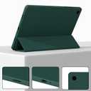 Case for Samsung Galaxy Tab A8 10.5 Inch 2022 (Model: SM-X200/X205/X207), Slim Lightweight Trifold Stand Cover with Soft TPU Back Shell, Dark Green