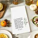 Hostess Towels Gifts for Women, Inspirational Quote Towels for Kitchen Bathroom Decor (16x24 inches)
