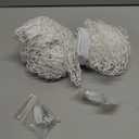 Lilly's Love Stuffed Animal Hammock | Corner Hanging Organizer, Toy Storage, Stuffed Animal Storage Net | Made from Quality Fishing Net, Holds 12lbs | 67"x47"x47" (White, 2 Pack)