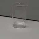 1PCS Square Glass Lamp Shade, L3.94" x H5.91" Clear Glass Lamp Shade Cover for Vanity Light Fixtures Floor Lamp Chandelier Pendant Light