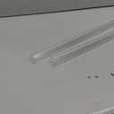 Bathroom Shower Glass Door Bottom Seal Strip, 2PCS 36 Inch Long Clear PVC Seal Strips for 5/16"(8mm) - 3/8"(10mm) Thick Framless Glass Door Panel
