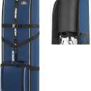 findway Golf Travel Bag for Airlines 900D Heavy Duty Oxford Golf Travel Case with Wheels, Golf Travel Cover with Club Protector Liner for Men Women (Blue)