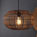 DI Globe 2-IN-1 Rattan Pendant