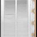 Fits 14x24 Duct Opening | Filter Included Steel Return Air Filter Grille by Handua [Removable Door] for 1-inch Filters | Vent Cover Filter Grill | White | Outer Dimensions: 16 5/8"W X 26 5/8"H